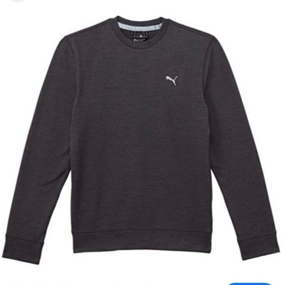 PUMA Golf Sweatshirt Youth Medium Heather Black Avondale